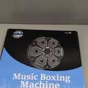 Music Boxing Machine with Gloves, Wall Mounted Smart Bluetooth Boxing Machine, Boxing Target Workout Punching Equipment for Adults Kids Gifts, Fun Boxing Games for Home Gym (Black)