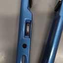 Nano Titanium Ultra-Thin Hair Straightener, Professional Flat Iron for All Hair Types (1 inch, Blue)