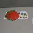 Zonon 24 Pieces Holiday Snowflake Craft Kit Winter Snowflake DIY Hanging Crafts Ornaments Snowflake Kits for Christmas Tree Home Activity Decorations(Red, Green)