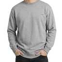 Zylioo Men Tall Sweatshirt Crewneck Pullover Long Fit Soft Casual Sweatshirt Top for Tall Men Daily Wear, Xtall L