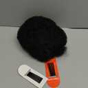 rosmile Afro Puff Drawstring Ponytail Extension for Black Women, Premium Dark Brown 2# 80gram Short Synthetic Afro Puff Ponytail for Natural Hair, Clip On Kinky Drawstring Curly Ponytail Bun