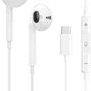 Wired Headphones USB C, Wired Earbuds for iPhone 17 16 15, Type C Earphones with Microphone & Remote Control, Wired Ear Buds USB C for iPhone Android, iPad, S25 S24 Ultra, Pixel 9