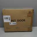 Short Dog Gate Indoor - MOOECKOM 13" Tall Small Dog Gate 18"-36'' Width Expandable, Easily Step Over Pet Gate with 2 Extension Kits - Pressure Mounted for Doorways Stairs, White