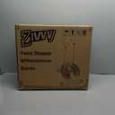 Stepper Machine with Resistance Bands, Mini Stepper with 300LBS Weight Capacity, Twist Stepper for Full Body Workout, Adjustable Step Height, Smooth and Quiet, Step Machine for Men Women