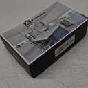 Asidrama 10 Pack Matte Black and Champagne Bronze Kitchen Cabinet Knobs Dresser Knob Drawer Knobs Cabinet Hardware Zinc Knob for Dresser Drawers (Single Hole Knob)