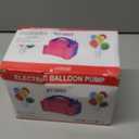 FLSEPAMB Balloon Pump, Electric Balloon Pump,Portable Dual Nozzles Electric Balloon Air Pump 110V 600W, Electric Balloon Inflator with Tying Tool, Colored Ribbons for Party Decoration