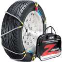 SCC Z-575 Z-Chain Extreme Performance Cable Tire Traction Chain - Set of 2,Silver