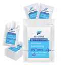 FLYGIENE Travel Wet Wipes for Hands & Surfaces – TSA-Approved, Compact & Unscented Travel Pack – 70% Alcohol Wipes Individually Wrapped, 10 Count (Pack of 1)