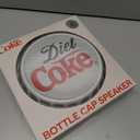 Diet Coke Bottle Cap Shaped Bluetooth Speaker with Kickstand, Color Changing Light, FM Radio, 6H Playtime, Micro SD Card, Aux Port for Home/Outdoors/Beach/Bar | Portable Bluetooth Speakers