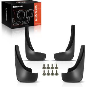 A-Premium Set of 4PCS Mud Flaps Splash Guards Mudguards Mudflaps with Hardware Kits Accessory Compatible with Volkswagen Golf, 1999-2005, Hatchback, Front and Rear (Driver & Passenger Sides)