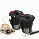119367 Reusable Coffee with Ke.urig Filter Replacement Part by Canmax - Reusable K Cups Compatible with Keurig K-cup 2.0 Series Keurig Reusable Coffee Pods Model - Pack of 2