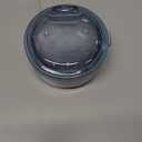 Denture Case Retainer Cleaning Case: 2 in 1 Retainer Case, No-Leak Denture Bath Box Cup, Complete Clean Care for Dentures, Clear Braces, Mouth Guard, Night Guard & Retainers (Blue)