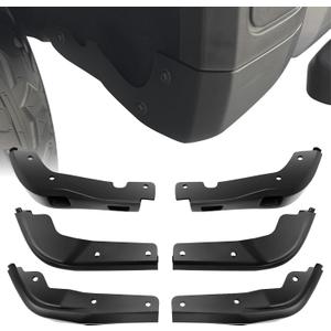 Mud Flap Delete Compatible with 2019-2025 GMC Sierra 1500 Heavy Duty ABS Front and Rear Replacement Kit Increased Tire Clearance (Not fit AT4X AEV Models)