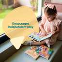 Aprende Peque Interactive Learning Book for Toddlers 14 | Aprende con Isa: Mis Primeras Palabras | Spanish Sound Book for Kids | Early Language Development Book