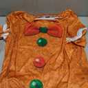 Men's Elf and Gingerbread Costume Shirt Christmas Outfit T-Shirts (XX-Large, Brown)