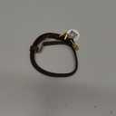 BronzeDog Rolled Leather Dog Collar with QR ID Tag, Adjustable Soft Round Collars for Small Medium Large Dogs Puppy (7" - 10" Neck Size, Brown)