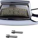 Front Smoked Fender Tip Lights LED Turn Signals Compatible with Harley FLHP FLHTPI Touring Road King FLHR Electra Glide Ultra Classic Heritage Softail FLST FLSTC FLHTC FLHTCU (Amber)