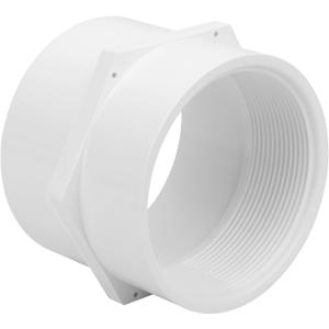 4" Socket x Female Pipe Thread Adapter PVC Pipe Fittings Furniture Grade SCH40 2-Way PVC Hose Adapter Coupling with 4" Female Hose Thread for Sprinkler, Irrigation