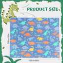 2 Pcs Christmas Blanket Gifts Dinosaur Glow in The Dark 50" x 60" Soft Fleece Throw Blanket Gifts for Home Christmas Decor Winter Holiday Birthday Party Favor