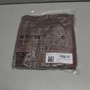 Ryannology Mens Sweater Vest Zip up Casual Sleeveless Cardigan Knitted Stand Collar Regular Fit Jacket with Pockets (Brown)