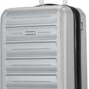 American Tourister Westridge Hardside Luggage Set with Spinner Wheels, Silver, Carry-On
