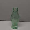 Serax Glass Water Pitcher | Fish & Fish glassware by Paola Navone | Carafe Decanter 28.74 fl oz | Clear Green Bottle Container for hot & cold Drinks | Fridge Beverage Dispenser, Suitable as Vase