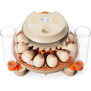Innsky Incubators for Hatching Eggs,12 Egg Incubator with Automatic Egg Turning and Humidity Control, Chicken Egg Incubator with Temperature Control, Egg Candler