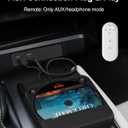 ENVYCLOUD Portable Car CD Player with USB/AUX Port,External CD Player Compatible with Car Radio Stereo, Laptop, TV, Computer,Universal for Vehicle with Adapter (Black)