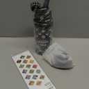 National Parks Water Bottle  32 oz Insulated Stainless Steel Water Jug with 63 Park Stickers, Outdoor Accessories & Gift Box  BPA-Free  Ideal for Hiking, Camping & Travel (Black/Gray)