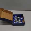 XiKe 10 Pack Blue 2" Nylon Garage Door Roller 4" Stem, Quiet/Durable and High Load, Use 6200-2RS Double Seals Precision Bearings.