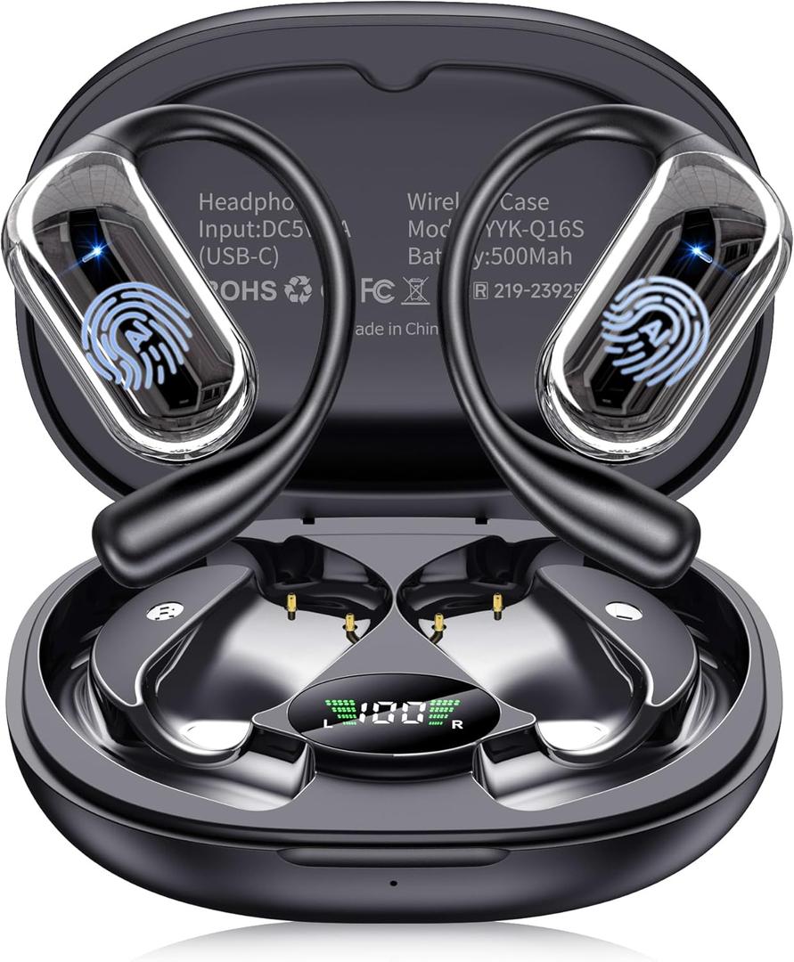 AI Translator Earbuds: Real-Time 2-Way Translation for 188+ Languages, Bluetooth 5.4, 80H Battery, IPX7 Waterproof, Perfect for Travelers & Global Professionals