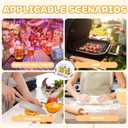 German Oktoberfest Apron,Adult Oktoberfest Dress Apron for Kitchen Cooking BBQ Party (31inch*23inch, Blue)