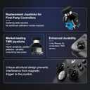 AKNES GuliKit TMR Electromagnetic Joysticks Compatible with Xbox Series SX/Elite 2 Controller, 720 Adjustable Tension Stick Replacement, with 3 Pairs Height Thumbstick Caps