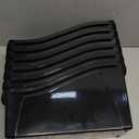 Storex Book Bins, 7" Height x 5.30" Width x 14.30" Length, Sturdy, Black, Plastic, 6 / Carton