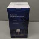 Shower Lamp Waterproof,4000mAh Battery Rechargeable Cordless Table Lamp for Indoor & Outdoor Use,3 Color-temps & Dimmable LED Night Light for Shower Bathroom Bedroom Restaurant Home 10.8"H- Wood Grain