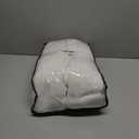 Off White Linen Curtains 102 Inches Long 2 Panels for Living Room Modern Thick Linen Flax Pinch Pleated Memory Trained Light Filtering Ceiling Semi Sheer Curtain with Hook Rings Ivory Beige White