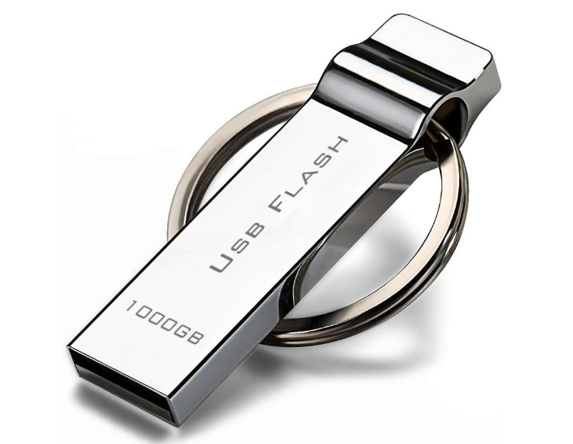 USB Flash Drive 256GB Waterproof USB Stick High Speed Memory Stick 256GB Ultra Large Storage Metal Thumb Drive with Keychain Design for Laptop Computer Tablet