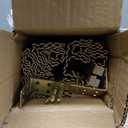 UNISHADES Cordless Bamboo Roman Shades for Windows, Blinds Size (30.5" W 48" H) Colour (Highfield Teak)