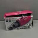 ThinkLearn Car Cleaning Kit, Car Vacuum Detailing Kit Interior with High Power Handheld Vacuum, Including 7Pcs Detailing Brush Set, Windshield Cleaner, Pink Car Accessories for Women