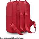 HotStyle BESTIE Mini Backpack Purse, Multiple Colors and Patterns, Small Red