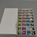 Tioncy 32 Pcs 1 Inch Mini Glass Christmas Ornaments Balls Shiny Christmas Balls Tiny Tree Hanging Decoration Small Colorful Ball Pendant for Xmas Party Supplies(Vibrant Color)