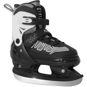 Nattork Ice Skates for Kids Boys and Girls -Adjustable Blue,Black,Pink,Purple Ice Hockey Skates,Warm and Soft Plush Lining and Enhanced Ankle Support (Large(5-8))