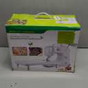 LoMoTive Sewing Machine for Beginners - Portable Electric Hand Mini Sewing Machine with Extension Table 12 Built-In Stitches with 2 Speed Foot Pedal Small Handheld Maquina de Coser Blue