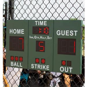 Mobile Score Portable Scoreboard Kit LED Digital Scorer Bluetooth APP Control, Positive Countdown/Stopwatch/Score Display for Baseball, Basketball, Rugby, Football, Tennis, Badminton, Table Tennis