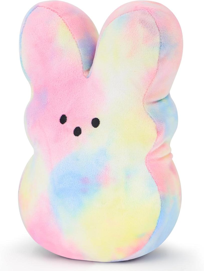 7.8-Inch Soft Easter Bunny Plush Stuffed Animal - Spring Holiday Home Decor, Festive Basket Accents for Seasonal Displays