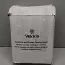 Vekkia Reading Pillow for Adults  Ergonomic 45 Wedge Back Support Chair for Sitting in Bed, XL Side Pockets, Perfect for Working, Gaming, Watching TV, Relaxing, or Recovery, Great Gift Idea, 19 (Popular Grey)