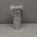 MANCHAP 6PCS 8 Inch Tall Galvanized Flower Bucket, Silver Vintage Flower Vases for Wedding, Table Decoration