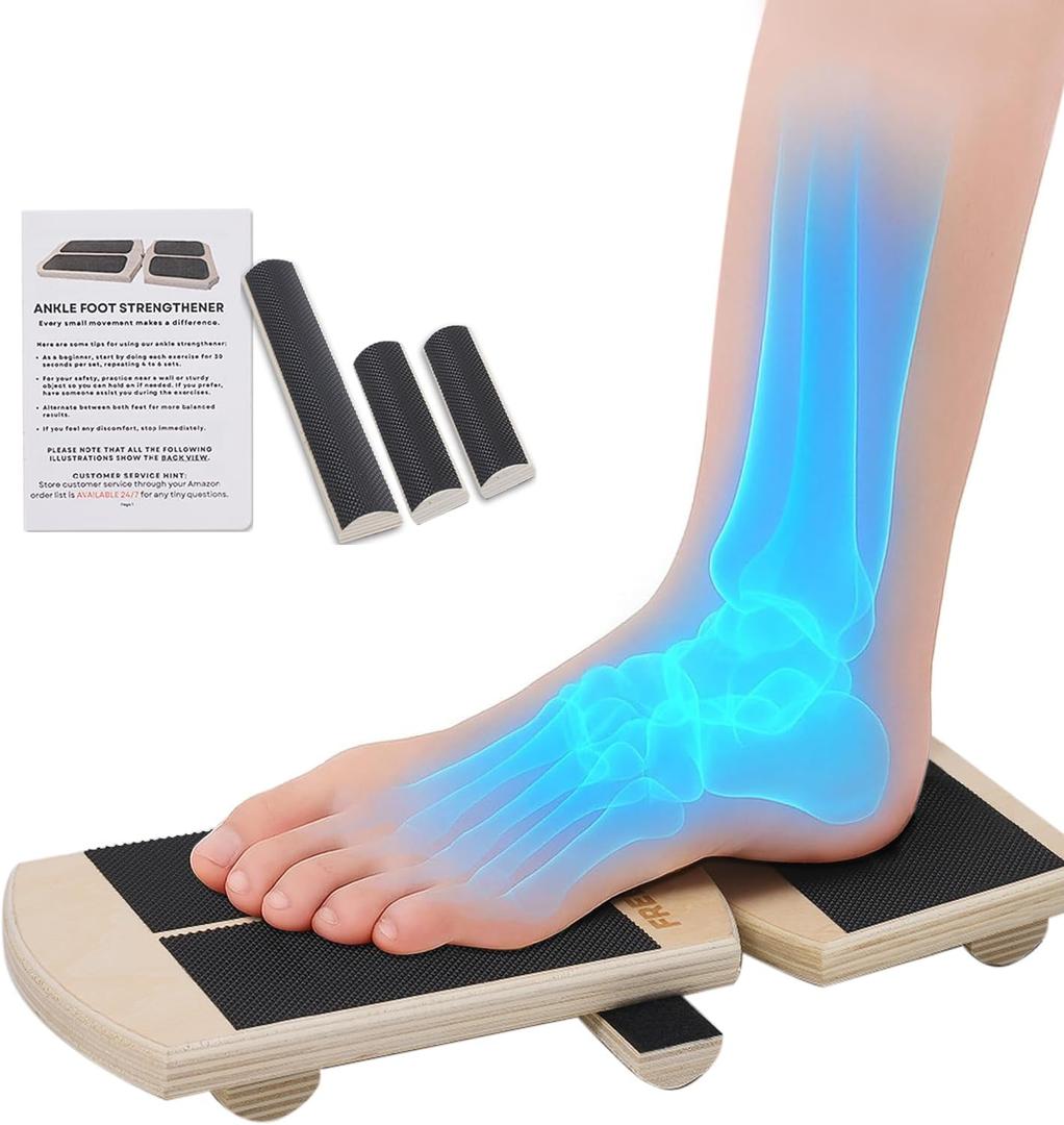 Adjustable Sidekick Axis Board for Ankle & Foot Rehabilitation, Foot Balance Board, axis Board For Plantar Fasciitis, Non-Slip Balance Trainer for Home Gym & Physical Therapy, Home Workout And Athletic Performance