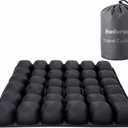 Sodurue Travel Cushion Airplane Seat,Airplane Seat Cushion for Long Flights,Press Type Air Inflatable Wheelchair Seat Cushion for Car,Office,Stadium,Ergonomic Comfort Support,Heavy Duty (36 Air Bag)