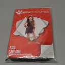 fun shack Cave Girl Costume Kids, Cavegirl Costume Girls, Girls Caveman Costumes, Halloween Costumes for Kids (Medium, Brown)